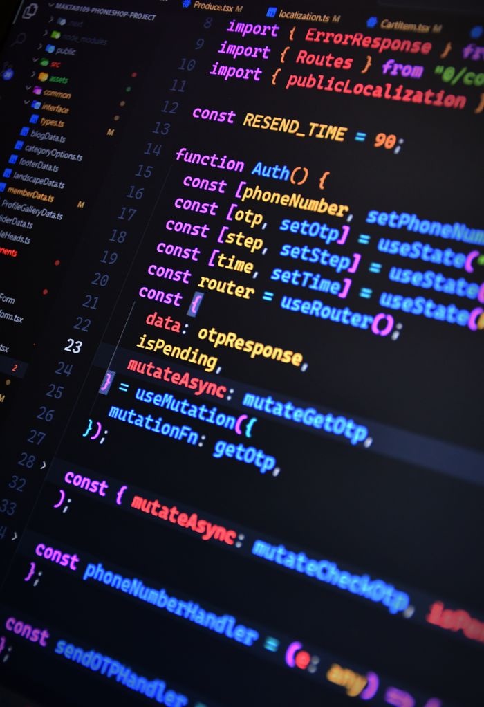 Mastering the First Impression: Your intriguing post title goes here Vibrant JavaScript code on a screen showcasing front-end development with syntax highlighting.